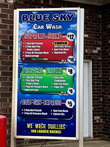 Blue sky car wash en Flowood