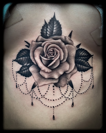 Explore men back tattoo idea, creative tattoo ideas in Enid, available at Culture Tattoo