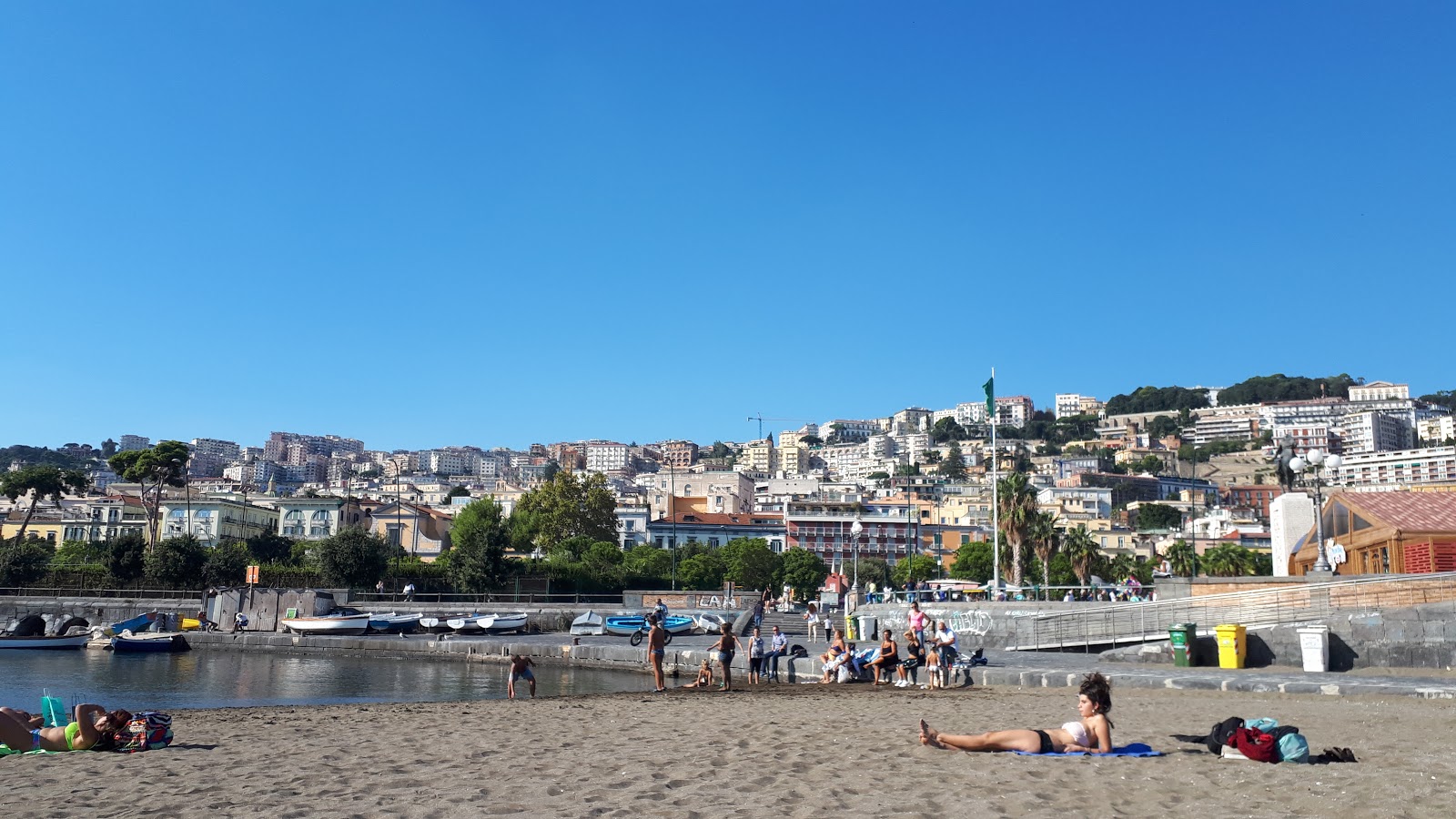 Foto van Mappatella strand met blauw water oppervlakte