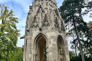 Gothic tower from the Franciscan church image