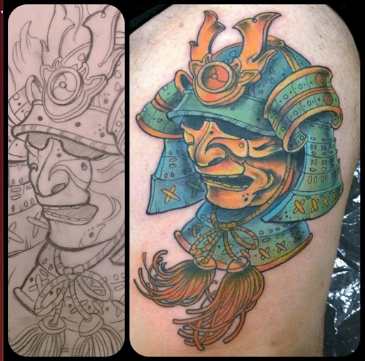 Explore feminine sleeve tattoo ideas, creative tattoo ideas in Palmyra, available at Muse Tattoo & Body Piercing