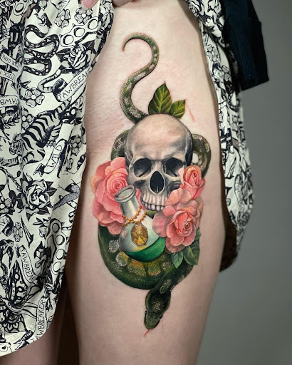 Explore blood type tattoo ideas, creative tattoo ideas in Kissimmee, available at Fallen Sparrow Tattoo Co