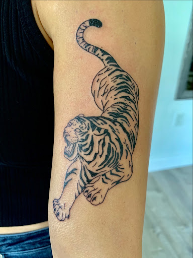 Explore clock sleeve tattoo ideas, creative tattoo ideas in Avon Park, available at Lions Den Ink Studio at The Collective