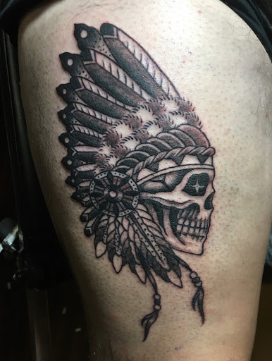 Explore scroll tattoo ideas, creative tattoo ideas in Huntsville, available at Art-I-Facts Tattoo Gallery