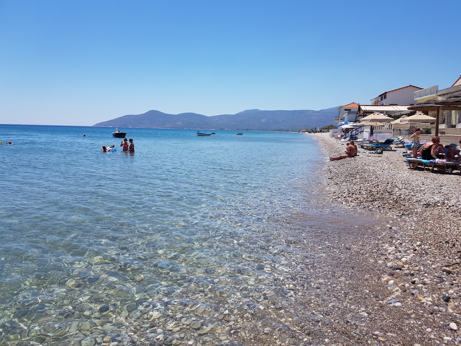 Foto van Paralia Potokaki en de nederzetting