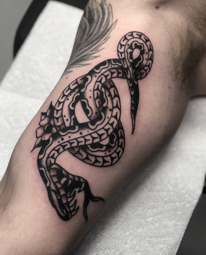 Explore c.r.p.s tattoo ideas for a daughter to honor her father, creative tattoo ideas in Johnson City, available at Gold Cross Tattoo Co.