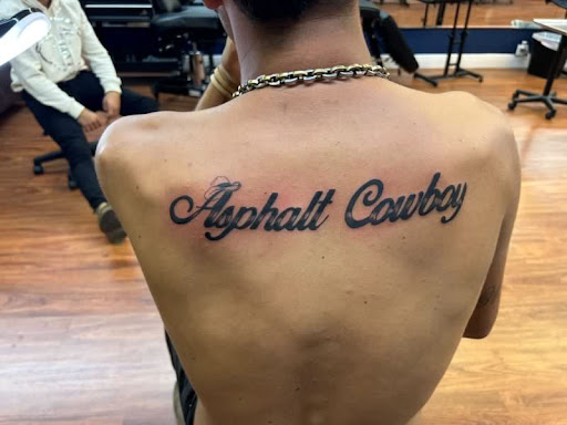 Explore hellscape sleeve tattoo ideas, creative tattoo ideas in Cocoa, available at Rorschach Tattoo Shop and Piercing Studio