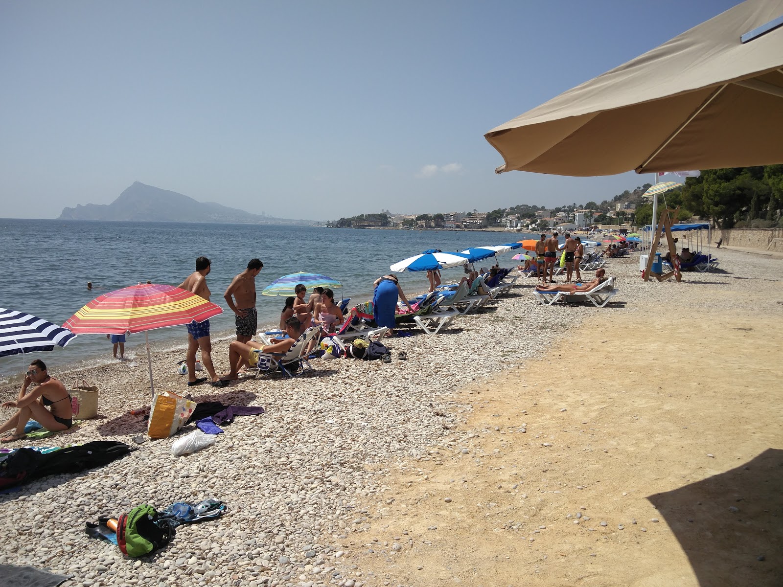 Foto av Platja de l'Olla 2 med lång rak strand