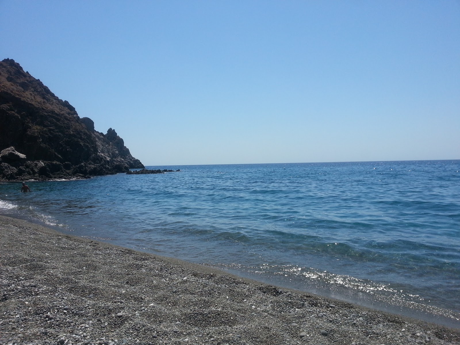 Photo de Dyskos beach - endroit populaire parmi les connaisseurs de la détente