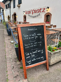 Menu / carte de Restaurant KAS'FRATZ à Eguisheim