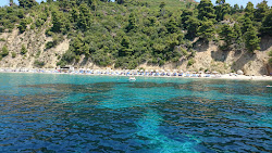 Photo de Stafilos beach zone des équipements