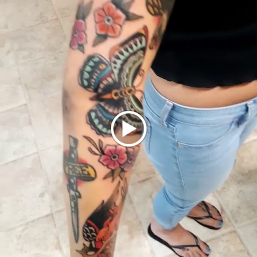 Find good leg tattoo ideas for your next unique tattoo in Feasterville Trevose at Tattoo Galaxy (Feasterville) Piercing & Custom tattoos