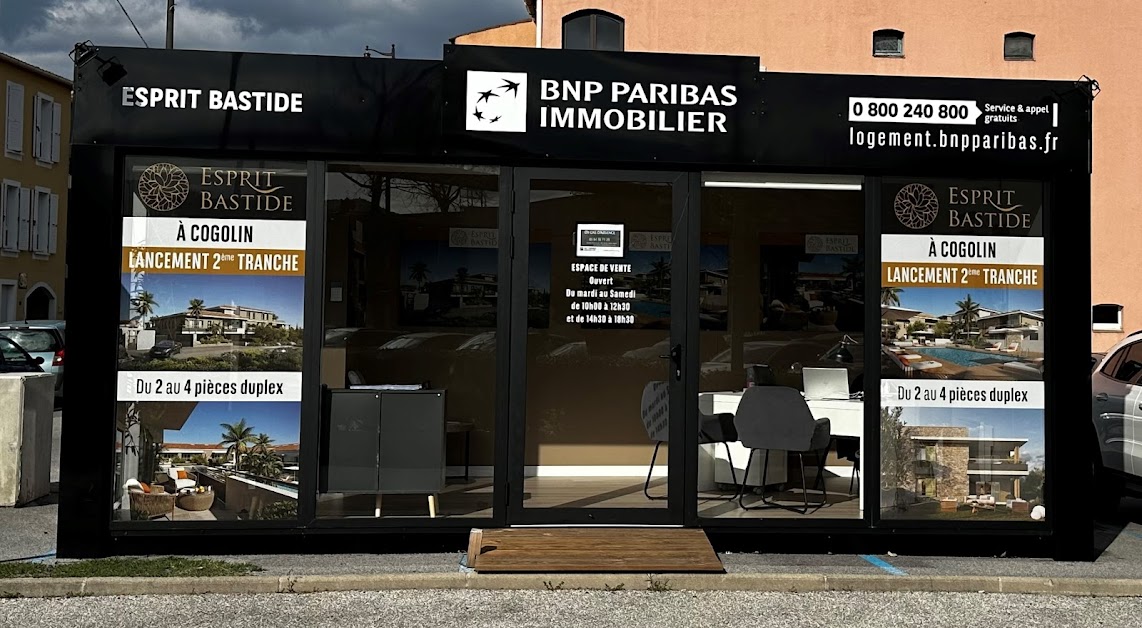 Cogolin - Espace de vente BNP Paribas Immobilier à Cogolin (Var 83)