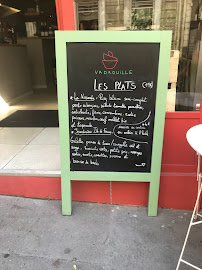 Restaurant Vadrouille à Paris (le menu)