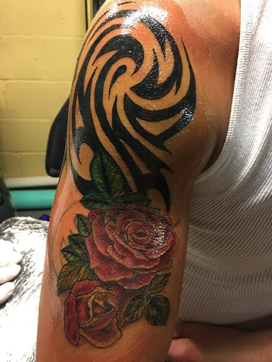 Explore logging tattoo ideas, creative tattoo ideas in Butler, available at Kryptic Skin Tattoo