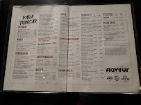 Menu du Flavour à Sobreda