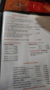 LES VIVIERS - Restaurant à Rivedoux-Plage menu