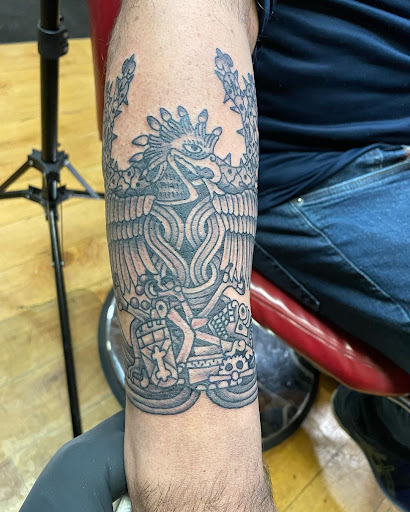 Explore car mechanic tattoo ideas, creative tattoo ideas in Milwaukee, available at Mike Davenport Tattoo