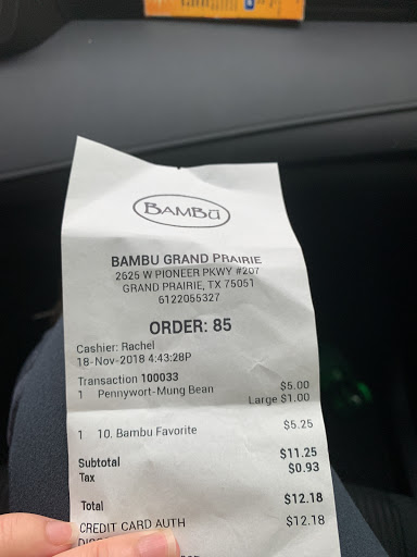 Dessert Restaurant «Bambu Desserts & Drinks», reviews and photos, 2625 W Pioneer Pkwy, Grand Prairie, TX 75051, USA