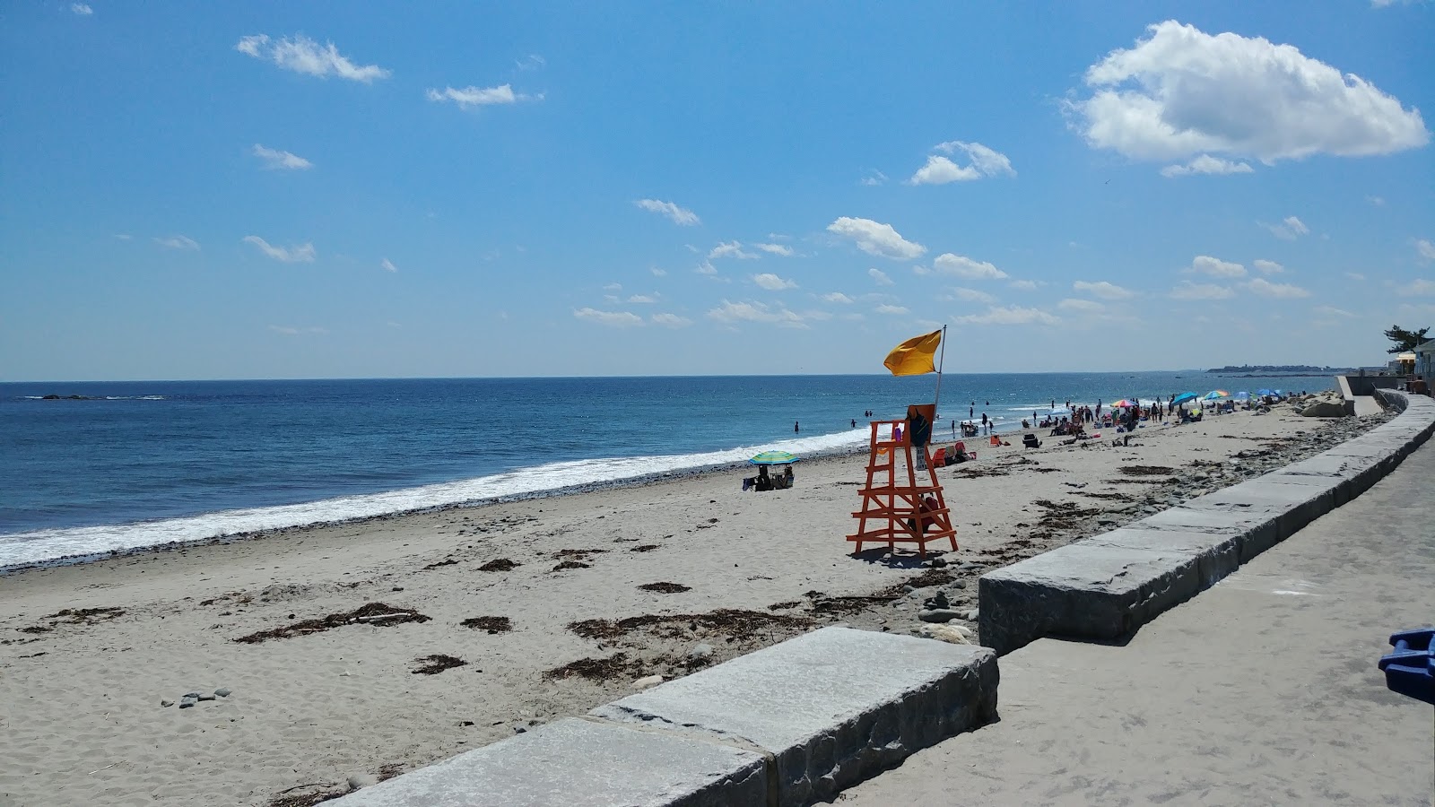 Fotografie cu North Hampton beach - locul popular printre cunoscătorii de relaxare