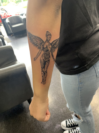 Explore comic book tattoo ideas, creative tattoo ideas in Vancouver, available at Valkyrie Tattoo & Piercing