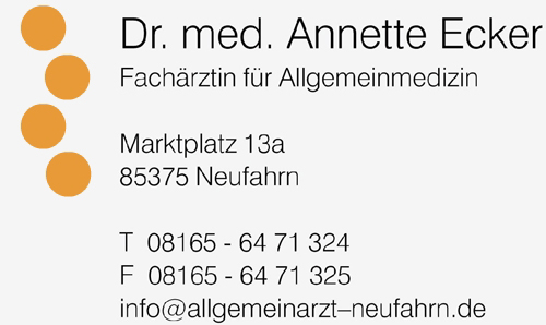 Dr. med. Annette Ecker Marktpl. 13A, 85375 Neufahrn bei Freising, Deutschland