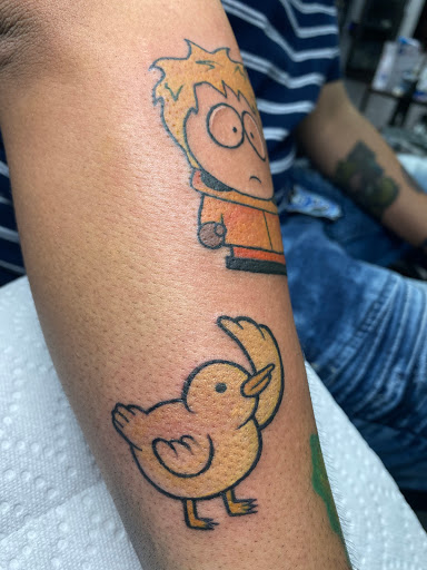 Explore artillery tattoo ideas, creative tattoo ideas in San Antonio, available at Firme Copias Tattoo Studio