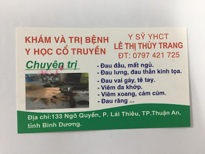 Châm cứu bấm huyệt Lê Thị Thùy Trang