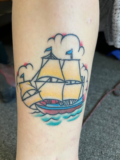 Explore blackbear tattoo ideas, creative tattoo ideas in Cambridge, available at Choptank Tattoo