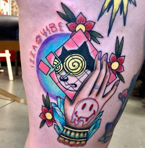 Explore dog tattoos ideas, creative tattoo ideas in Dallas, available at Cedar Springs Tattoo & Piercing