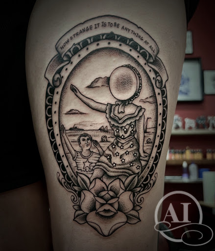 Explore parrot tattoo ideas, creative tattoo ideas in Katy, available at Artistic Impressions Tattoo Studio