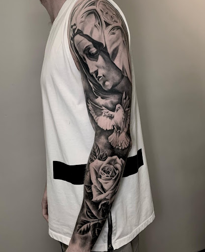 Explore cancer memorial tattoo ideas, creative tattoo ideas in Spokane, available at Anchored Art Tattoo