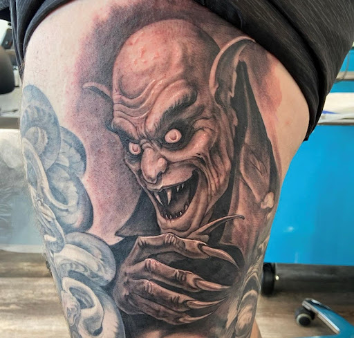 Explore chest tattoo ideas cover up, creative tattoo ideas in Sarasota, available at Oddity Tattoo Art University