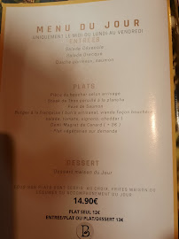 Restaurant LE BOSQUET à Alès (le menu)