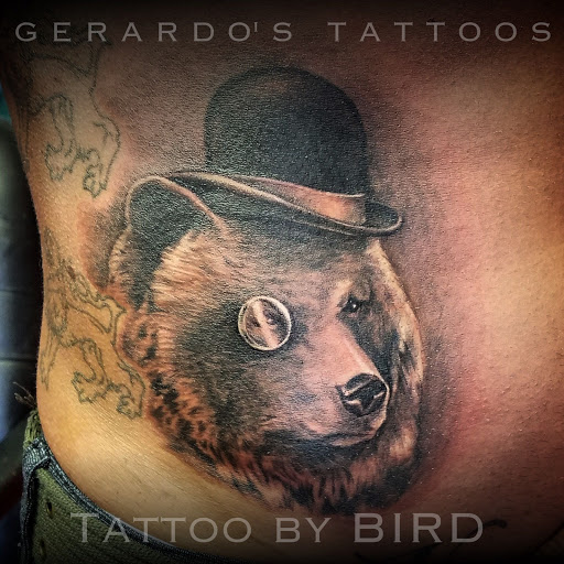 Explore small hip tattoo ideas, creative tattoo ideas in Houston, available at Gerardos Tattoos