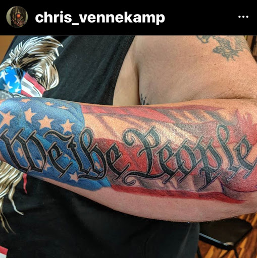 Explore tattoo ideas for top of leg, creative tattoo ideas in Marietta, available at Lucky Draw Tattoos III