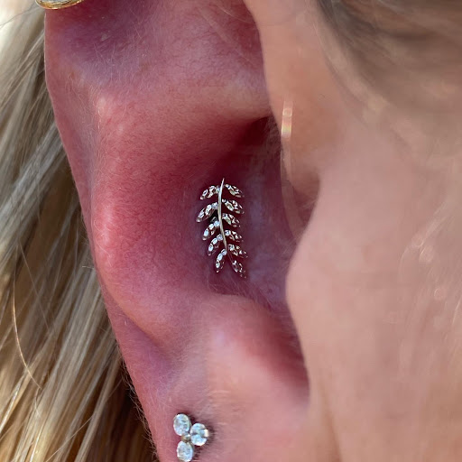 Explore trumpet tattoo ideas, creative tattoo ideas in Dover, available at Agap Body Piercings