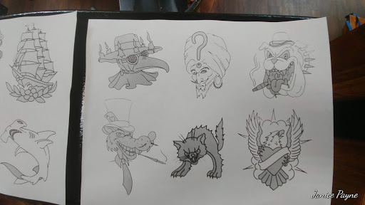 Explore bear tattoos ideas, creative tattoo ideas in Greenville, available at Great Wolf Tattoo