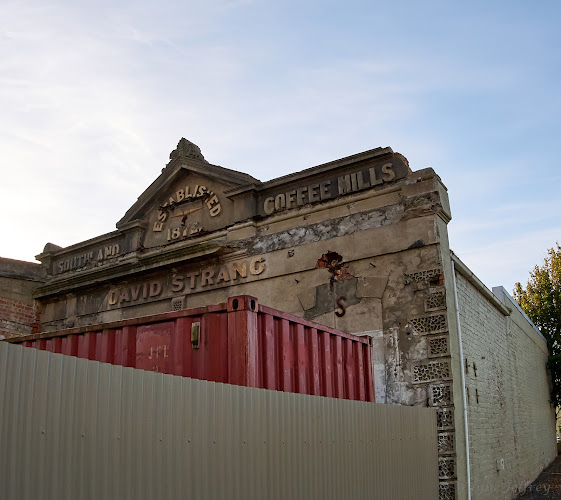 David Strang's historical Southland Coffee Mills partial building - Invercargill