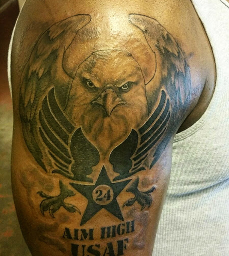 Explore electrical tattoos ideas, creative tattoo ideas in Atlanta, available at Camp Creek Body Art & Laser