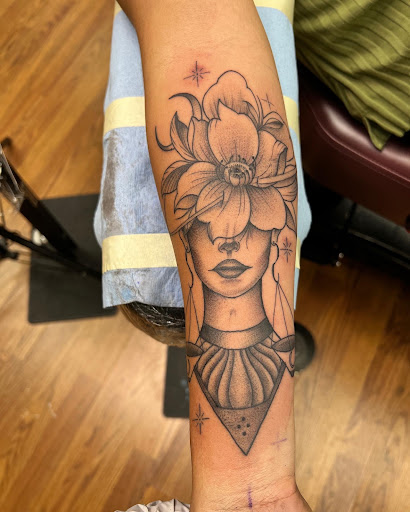 Explore god first tattoo ideas, creative tattoo ideas in Spokane, available at DZ INK TATTOO PARLOR