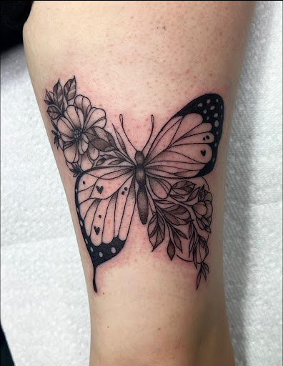 Explore farm tattoos ideas, creative tattoo ideas in Mckinney, available at Borrowed Time Fine Art Gallery Tattoo Shop