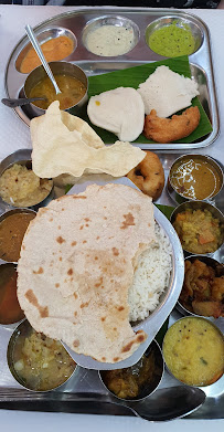 Thali du Restaurant indien Chennai Dosa à Paris - n°18