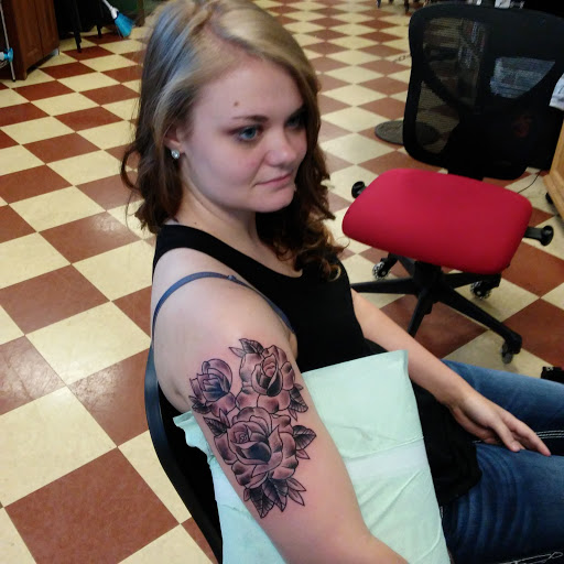 Explore forehead tattoo ideas, creative tattoo ideas in Erie, available at Wayward Tattoo Studio