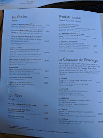 Chalets de l'Arc à Bourg-Saint-Maurice menu