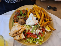 Souvláki du Restaurant grec Filakia, Petit Café d'Athènes à Paris - n°14