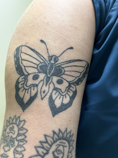 Explore stitching tattoo ideas, creative tattoo ideas in Lafayette, available at Be True Tattoo and Piercing