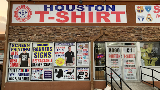 T-shirt printing shops in Houston