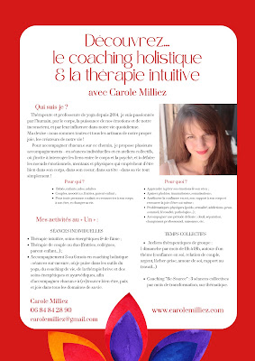 Carole Milliez Coaching holistique & Formation en Thérapie Intuitive : coaching, yoga, thérapie intuitive, énergétique à Valence