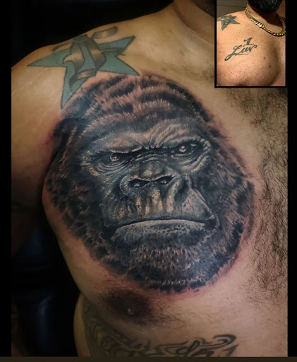Explore biceps tattoo ideas, creative tattoo ideas in Titusville, available at Space Coast Ink Tattoo Studio